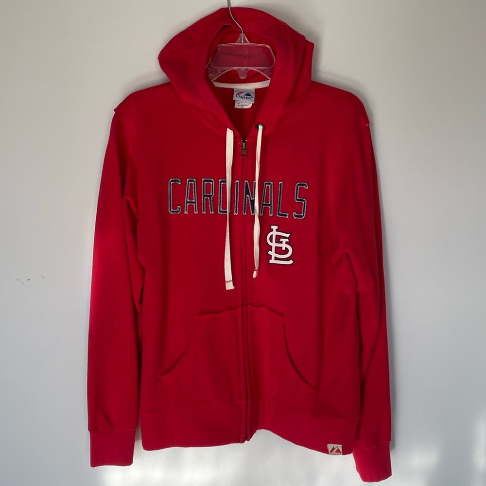 Cardinals Fans! Get your zip front hoodie for spring training! Size L; worn once